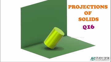 Projections of Solids Q16 - 3D Animation