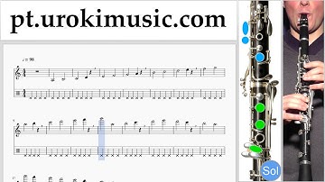 Curso de Clarinete Major Lazer & DJ Snake - Lean On Tablatura Parte#1 exercitando um-i372
