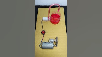 How to Run a Water Pump Using a Hand-Cranked New DC Generator _ DC Motor #dcmotor #tech #shorts