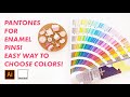 Pantones for Enamel Pins -  the EASY way to choose colors and use Pantone color books