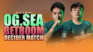 OG vs BETBOOM Decider Match - WATCH PARTY WITH KUKUYS - Blast Slam VIII