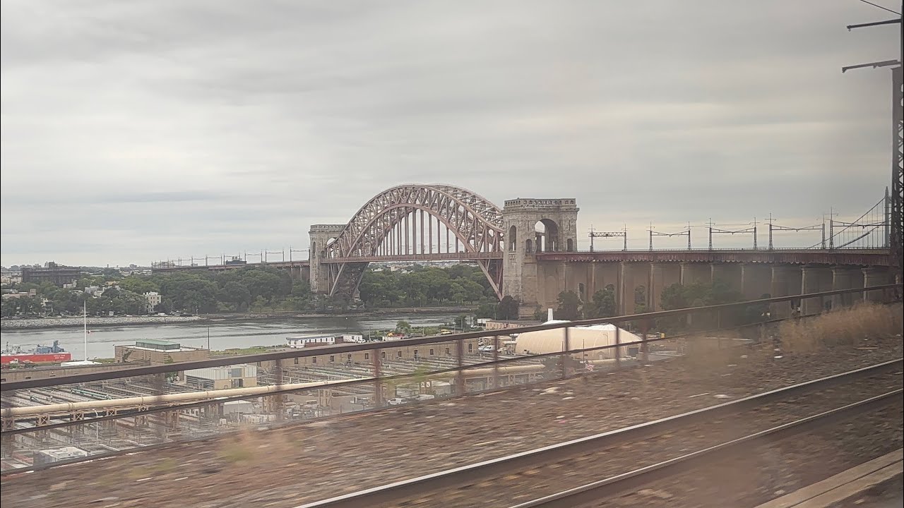Amtrak’s Hell Gate Bridge Line on Amtrak #55 (Penn Station Access Construction Project) 06/27/2025