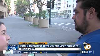 Family to hold protest outside Chula Vista restaurant after violent video surfaces