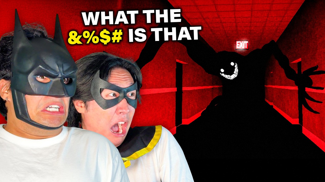 BATMAN Voice Actors Play The SCARIEST ROBLOX GAMES...