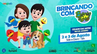 Brincando Com Bento e Totó - Cidade Das Artes - 02 e 03 de Agosto - Sábado e Domingo às 15h