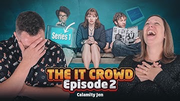 THE OFFICE IS ON FIRE?! 🤯 Americans React to The IT Crowd S1E2 ‘Calamity Jen’