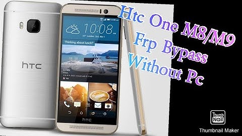 HTC one M9 FRP bypass without Pc