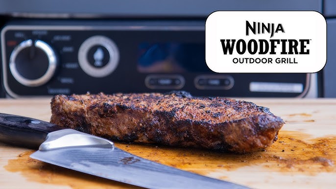 $175 Ninja Woodfire Outdoor Grill Unboxing & First Use - The Cookin' Camper  