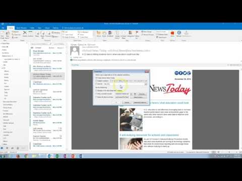 Office 365 - Setting Rules for Email