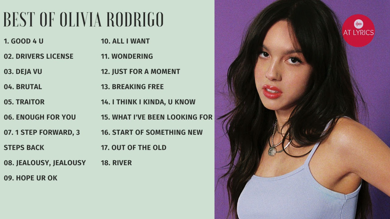Olivia Rodrigo Songs List