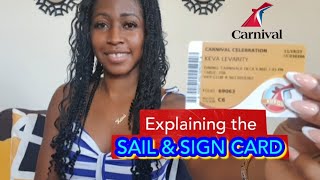Sail & Sign Card Overview For First Time Cruisers