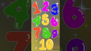 learn counting 1 to 10 for kids, letters songs, colourful letter song for kids #colors #learning