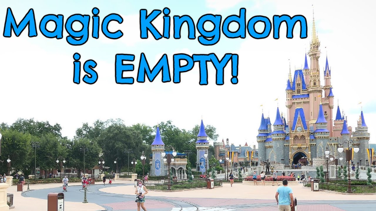 Disney's Magic Kingdom Is EMPTY! No Wait Times, Crowd Levels, & More