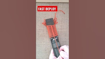 Fast Deploy Paracord Wrap  #knot #outdoors #shorts