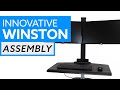 How To Assemble and Use the Winston Sit To Stand Workstation by Innovative