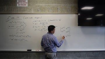Introduction to second order constant coeff DE