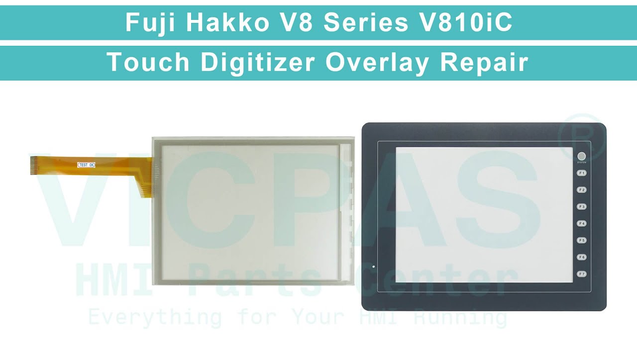 V810iC Fuji Hakko Monitouch V8 Protective Film Touch Screen Panel Replacement