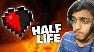 HALF HEART CHALLENGE (Minecraft) !! GAME THERAPIST