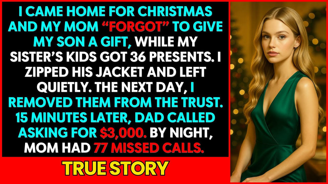I Came Home for Christmas and My Mom Gave My Sister’s Kids 36 Gifts, My Son Got 0—I Left Out and…