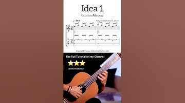 How to Play Idea 1 by Gibran Alcocer on #guitar