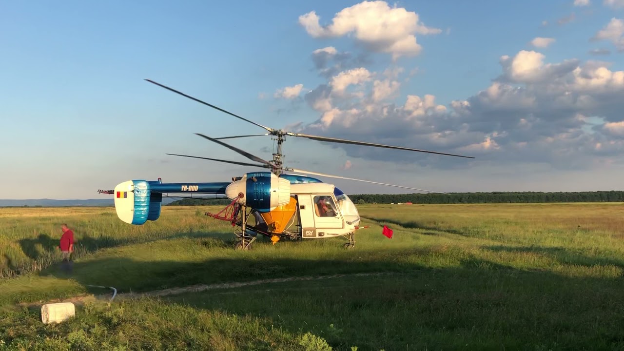 Bell 212 Twin Huey engine start and take off from Karres Heli Austria base