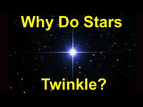 how do stars twinkle