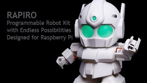 Rapiro, Arduino Raspberry Pi powered humanoid robot kit / Video CC by Charbax