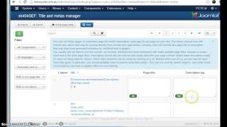 Joomla 3 - Basic Sh404sef Usage