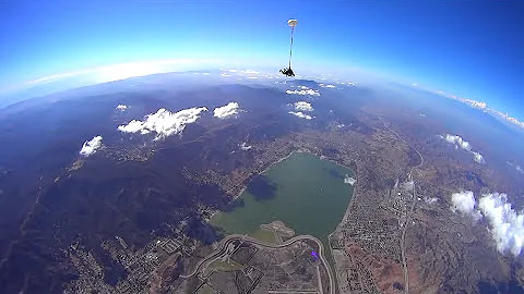Debbie Mcvey Tandem skydiving at Skydive Elsinore