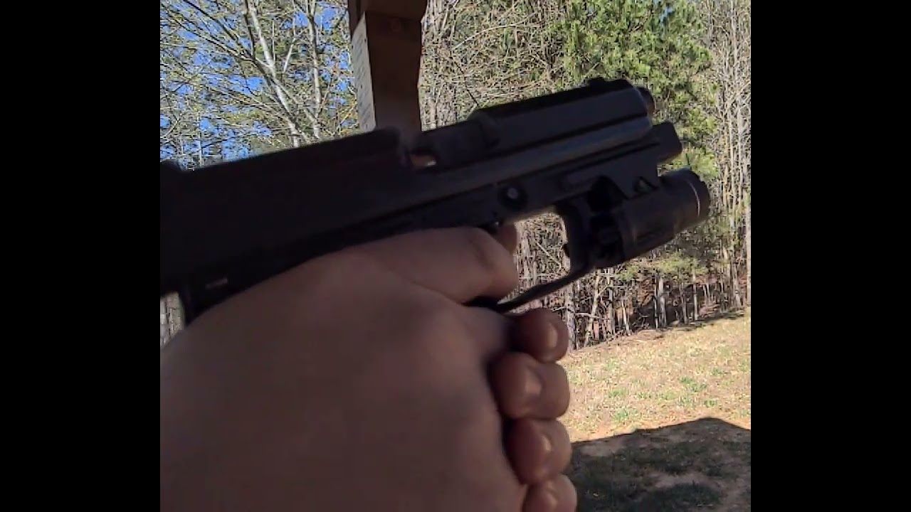 HK-USP 45. in Slow Motion.