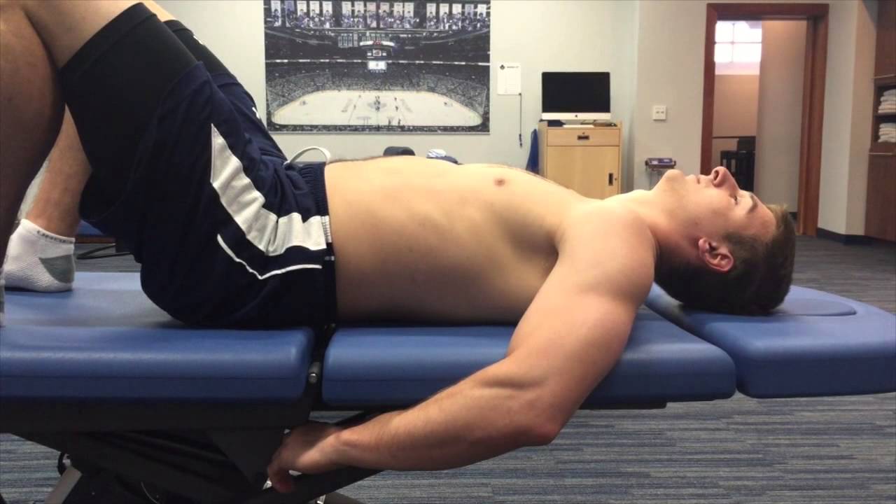 Diaphragmatic breathing in neutral pelvis & spine position