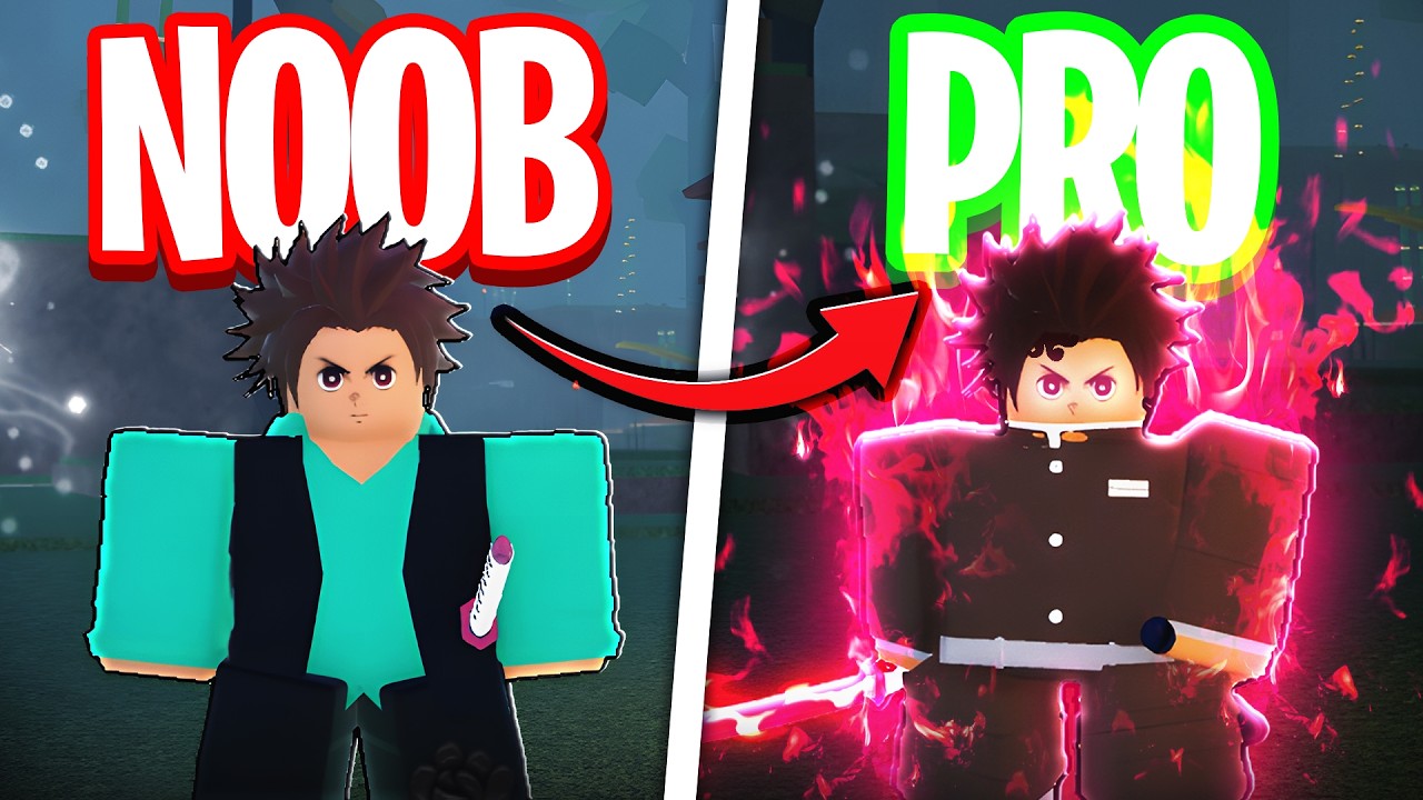 Going From NOOB To HINOKAMI KAGURA TANJIRO In New Roblox Demon Slayer Game (Slayers Reborn)