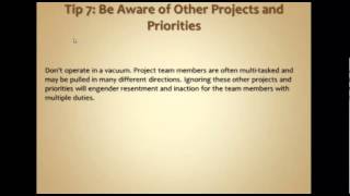 10 tips to avoid project failure