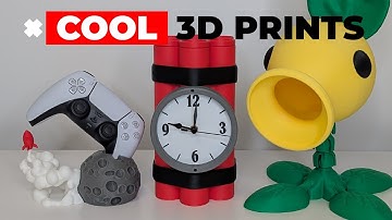 10 Cool DIY Projects to 3D Print at Home!