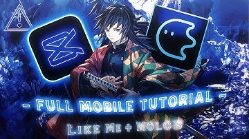 HOW TO EDIT LIKE MOLOB ON BLURRR / CAPCUT💙 - [FULL TUTORIAL] - 4K!