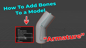 How to Add Bones to a Model in Blender
