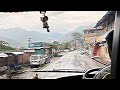 Volvo Bus Driver Driving at NH154 Highway During Monsoon | Delhi to Bir By Bus