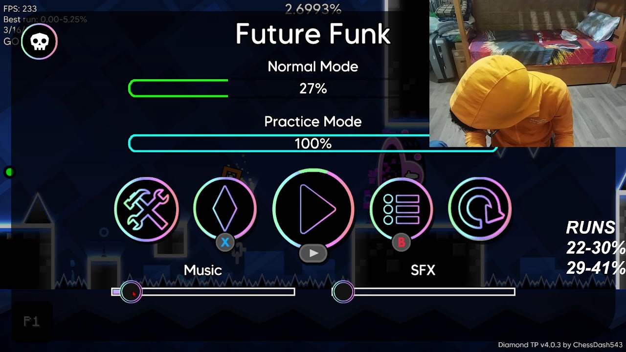 LET'S BEAT FUTURE FUNK (face reveal if 100%)