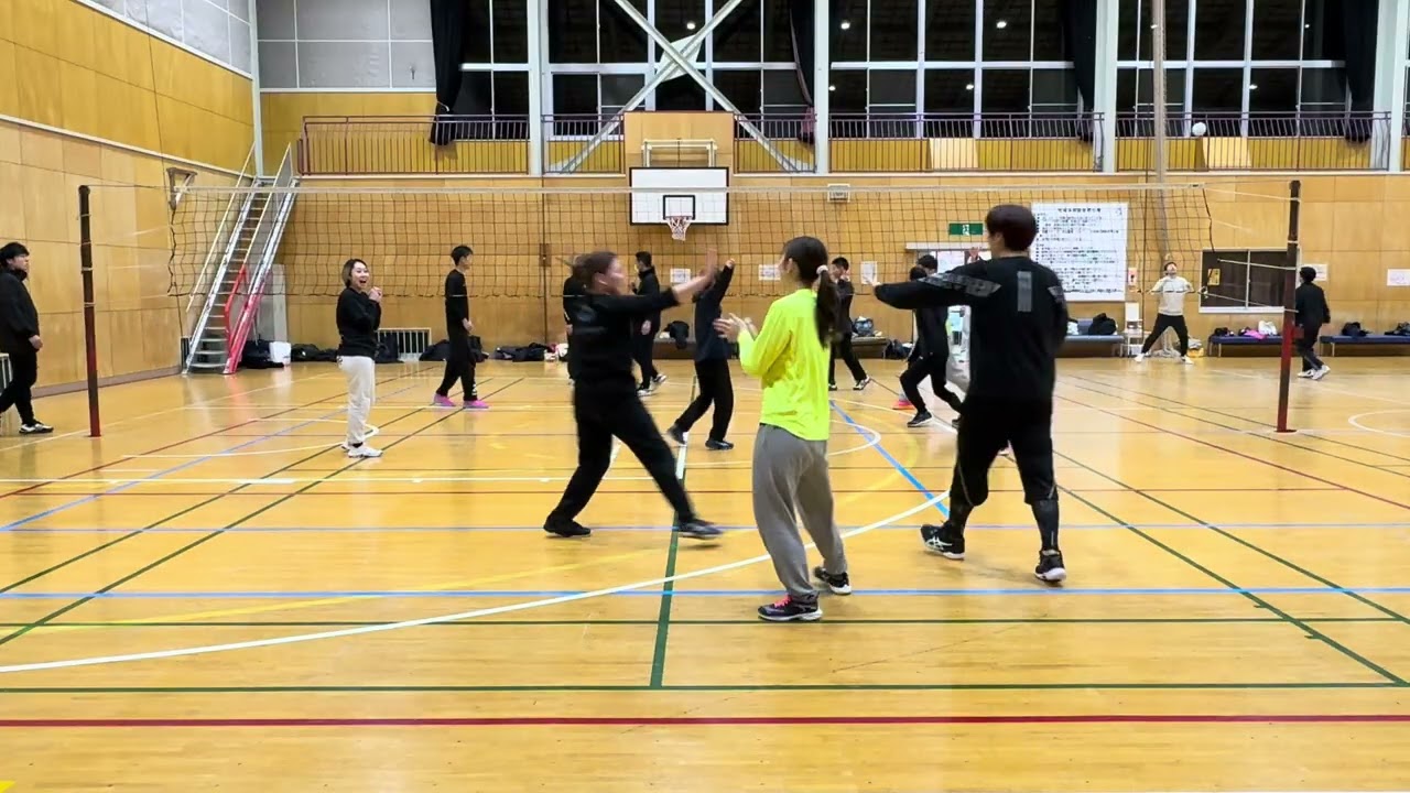 バレー　練習　2026/1/11