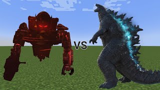 Juggernaut Astro Toilet Vs Godzilla In Minecraft