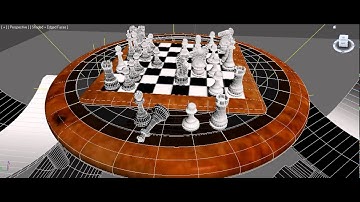 Chess set 3D model from CGTrader.com