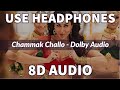 Chammak challo  8d surround audio  heavy bass boosted  akon srk  impulse music  raone