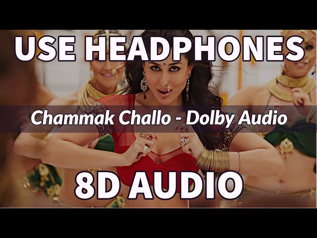 Chammak Challo | 8D Surround Audio | Heavy Bass Boosted | AKON, SRK | IMPULSE MUSIC | RA.ONE class=