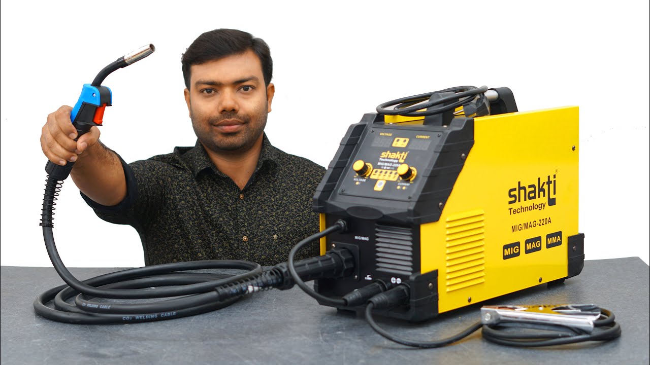 Unboxing and Test Shakti MIG/MAG/MMA Gas/Gasless Welding Machine (3 In 1) মিগ ওয়েল্ডিং মেশিন