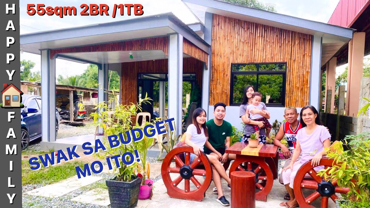 Ang Ganda nito,MODERN Half CONCRETE HOUSE 55sqm 2BR/1CR w/ACTUAL VIDEO Ang Ganda nito.