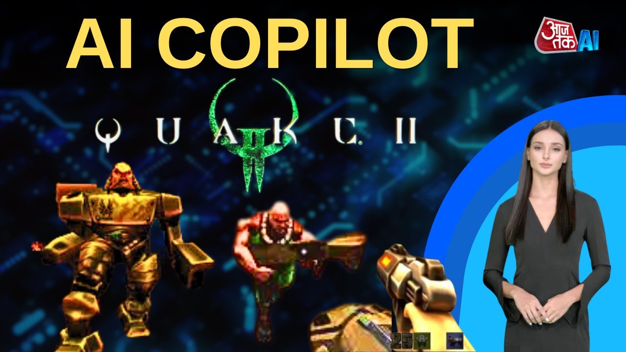Microsoft: Quake II - AI Copilot Gaming Experience | AajTak AI | AI Anchor Sana | Tech Update