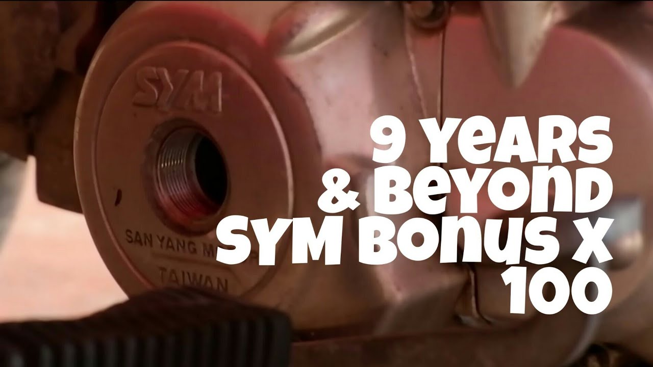 SYM Bonus X 100 pano i- maintain - YouTube
