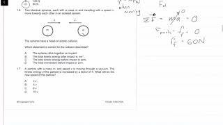 2018| Matric IEB Physics Paper 1 Supplementary Exam  |Question 1 | Multiple Choice