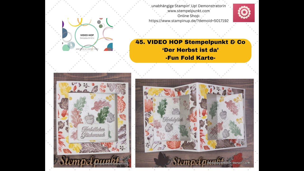 45. VIDEO HOP Stempelpunkt & Co 'Der Herbst ist da'