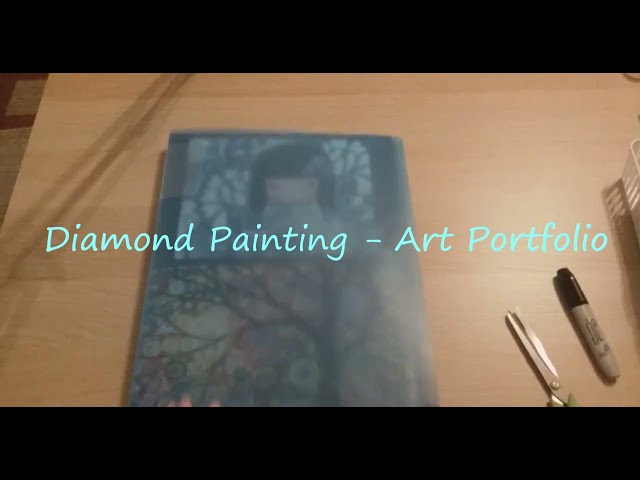 How To Store Diamond Paintings  Inside my diamond art portfolio